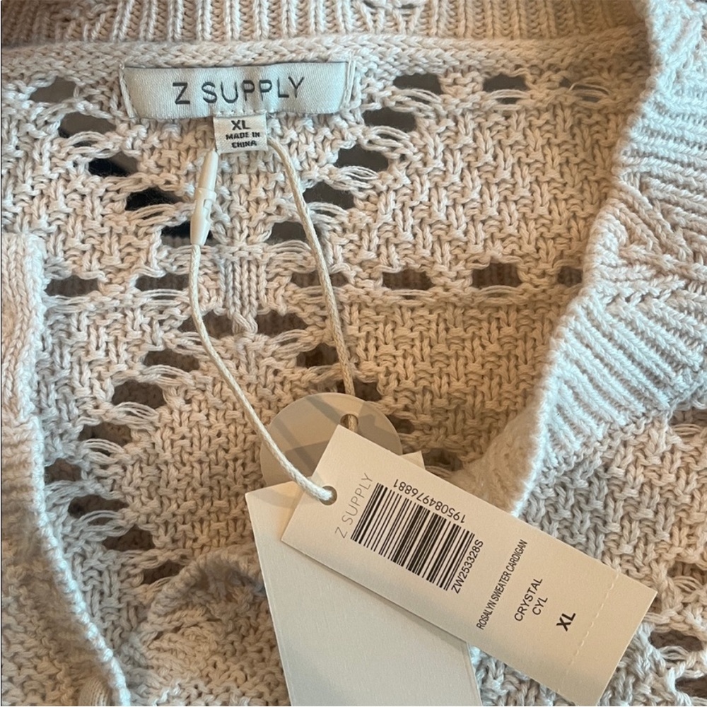 NWT Z Supply Rosalyn Cardigan Sweater XL - Picture 8 of 8